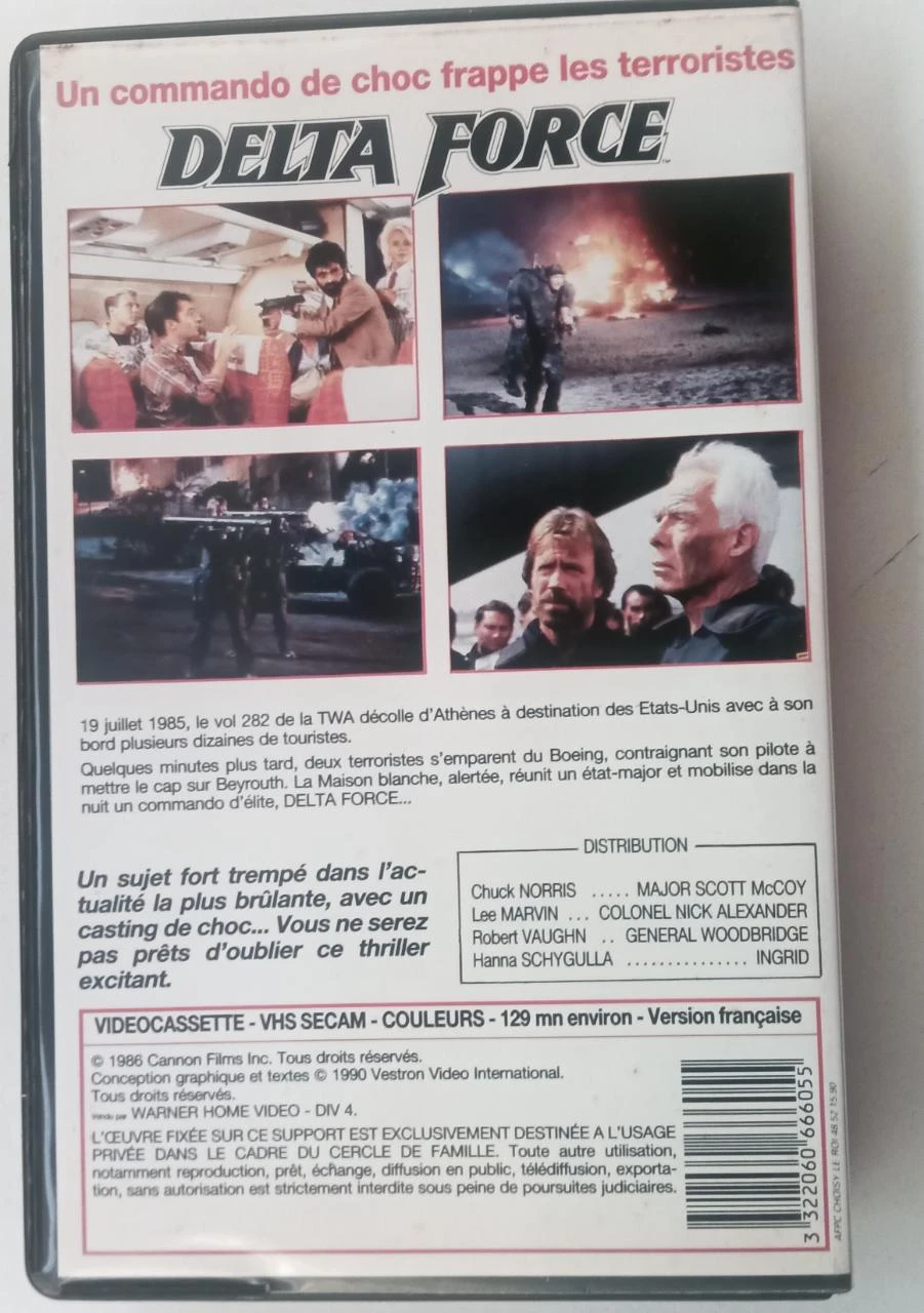 VHS Delta Force – Chuck Norris, Lee Marvin – photo 4